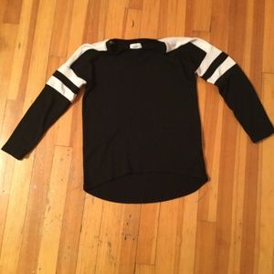 Black and White Long sleeved shirt